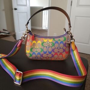 Coach Rowan Crossbody in Rainbow